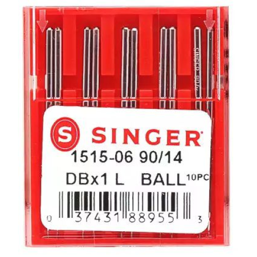 10x DBx1 Singer Industrial Needle #1515-06 90/14 Embroidery/Ballpoint SES